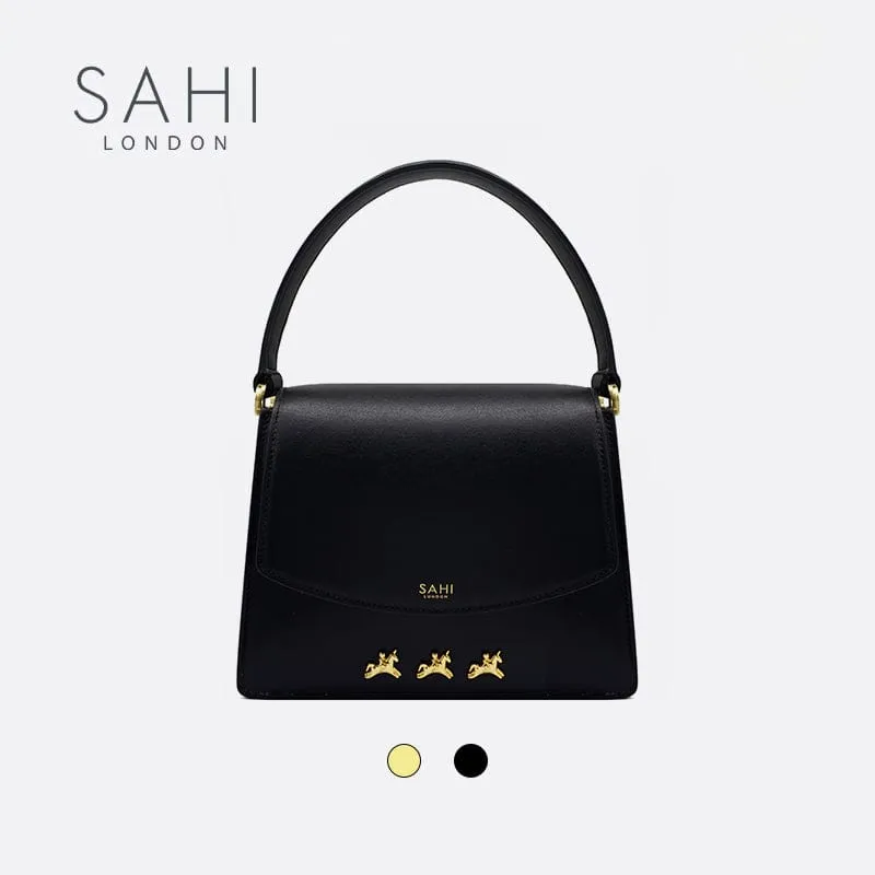 Sahi Age of Innocence Leather Satchel Crossbody Bag